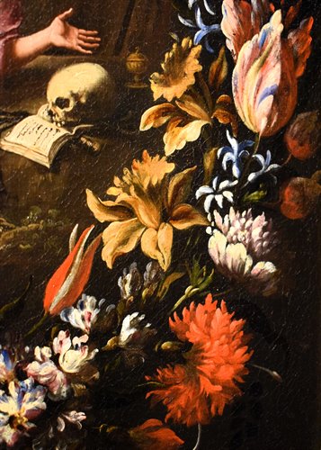 Maria Maddalena in una Ghirlanda di fiori